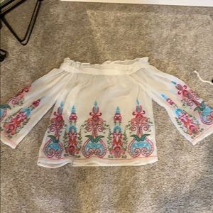 Off the shoulder top